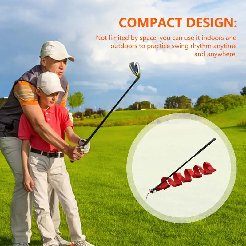 Golf Swing Training Aid Golf sound swing Colored Ribbon trainer Tool Improve hitting distance accuracy Golf Equipment