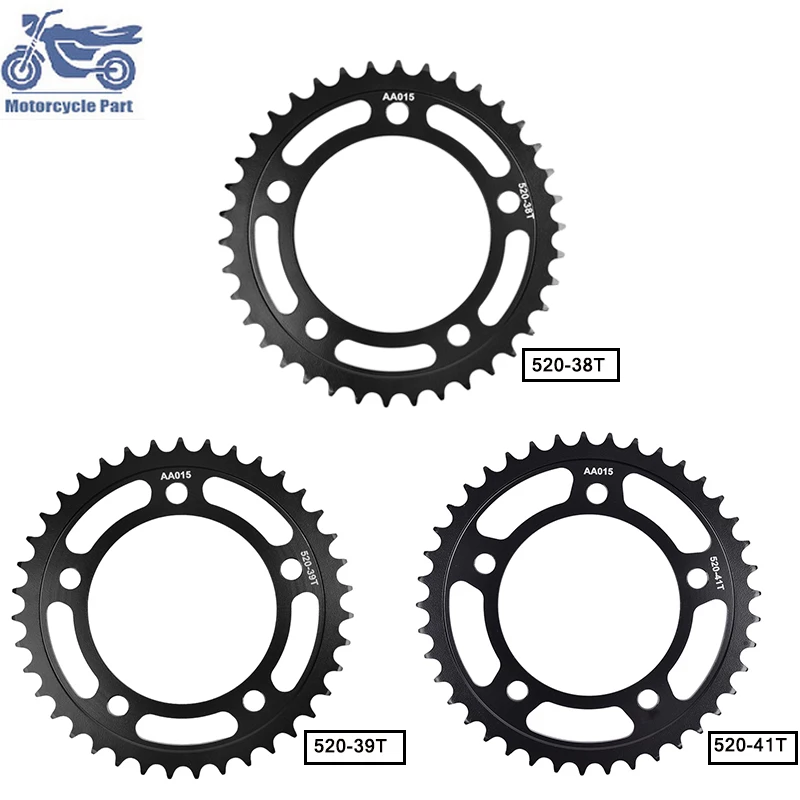 

38T 39T 41T Rear Sprocket Carburized Steel for HONDA Forza 750 NSS750 21-22 750 X-Adv NC700 NC750 NC700 750 NC750S CB500 CBR500