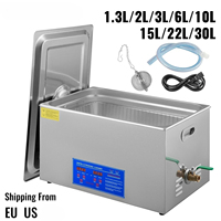 SIHAO Ultrasonic Cleaner Digital Timer 2L 3L 6L 10L 15L 22L 30L Stainless Steel Bath Jewelry Glasses Watch Cleaning Machine