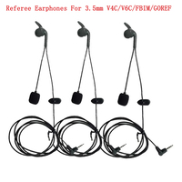 1/2/3Pcs In-ear Earphone For 3.5mm V4C V6C FBIM GOREF Referee Intercoms