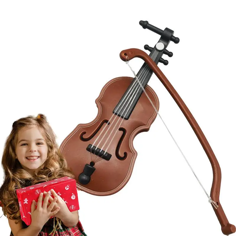 Miniature Violin Musical Instruments For Children Polished Mini Violin Ornament Miniature Violin Musical Instruments For Home