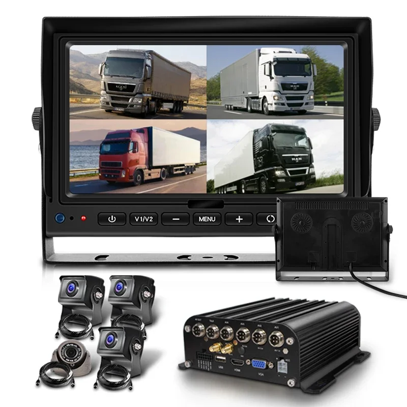 Kit kamera DVR mobil, kamera keamanan mobil sistem Video Register Mobil DVR Camara portabel Mini Mobile DVR