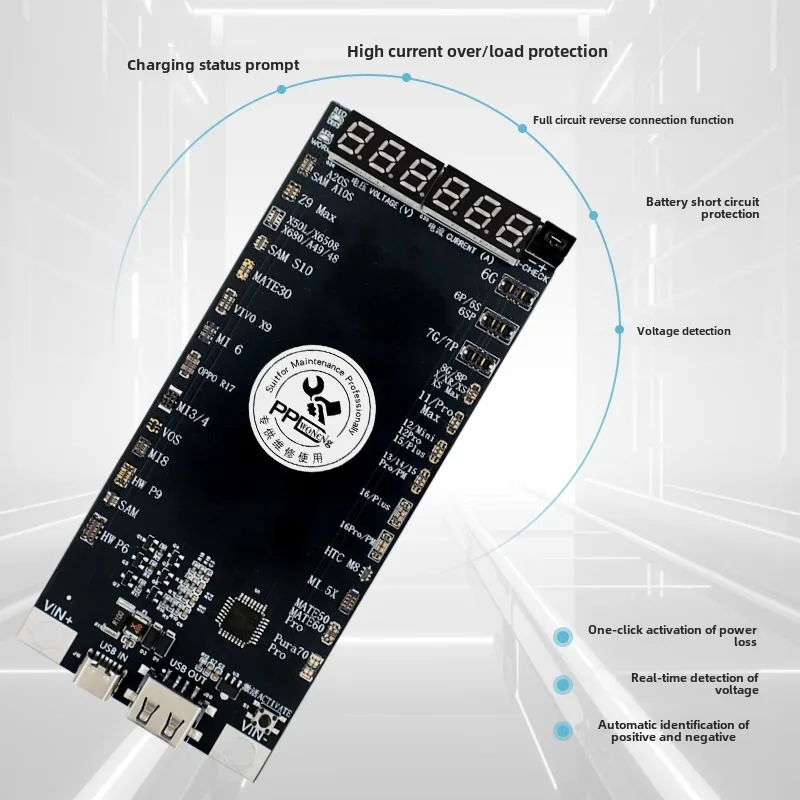 PPD W029 Battery Active Panel Fast Charge Detection Board For iPhone 5-15 Pro Max Samsung Xiaomi Android Phone Activation Board