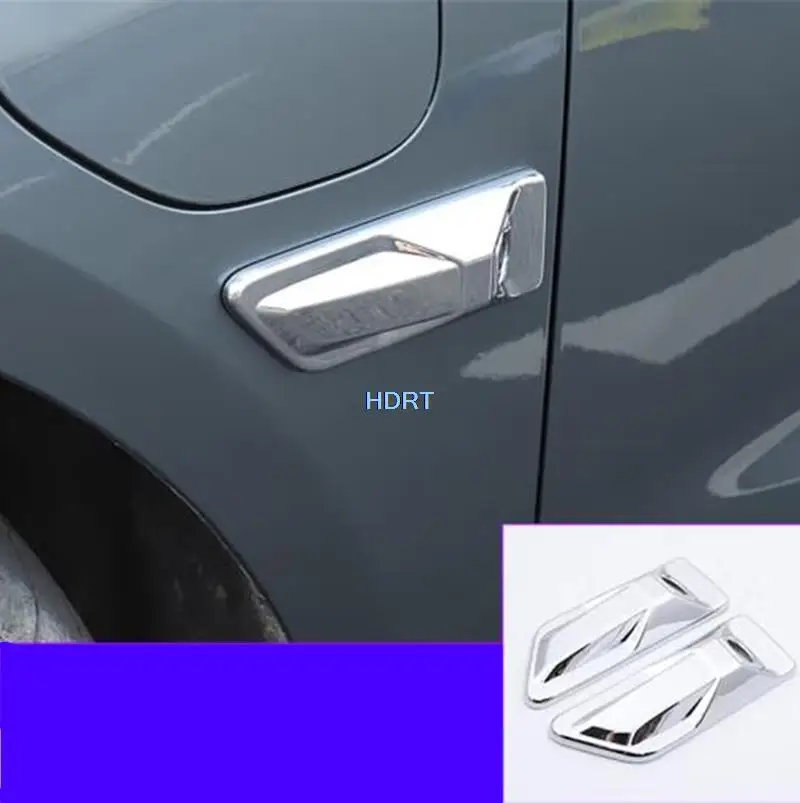 

Car Style Leaf Board Cover Side Mark Frame Decoration Accessories Exterior Sticker Decals Trim Strip For Geely Zeekr 001 2021 +