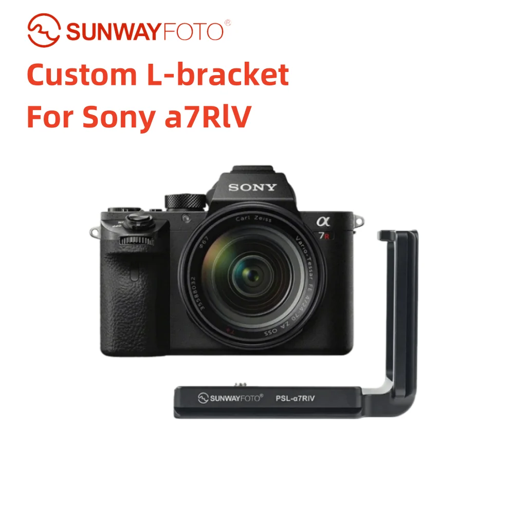 

SUNWYAYFOTO L Bracket For SONY A7RIV A7R4 Quick Release Tripod Head Arca Dslr Accessories Mounting Quick Release Plate PSL-A7RIV