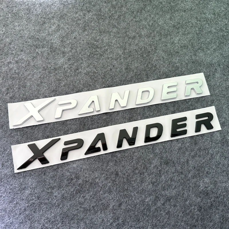 Stiker decal Logo XPANDER logam 3D mobil stiker lencana untuk Mitsubishi XPANDER bagasi belakang lencana badan Aksesori stiker Styling