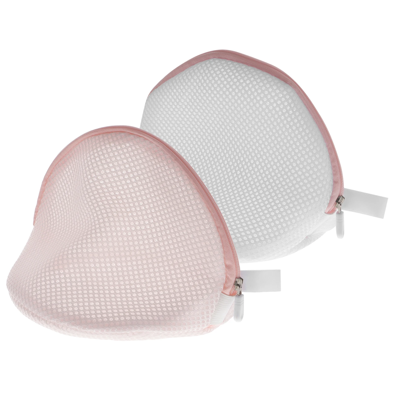 

2Pcs Laundry Bag Thickened Mesh Washable Zippered Garment Delicate Bra Protector Travel Organizer Separate Clothes