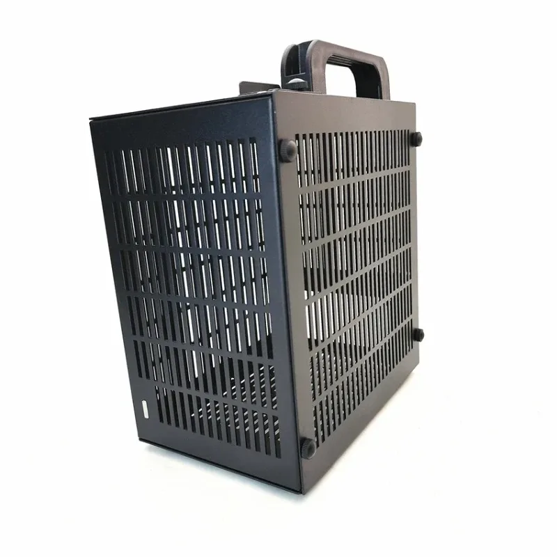 AAAA All Aluminum ITX Small Computer Case JXK Stand Up Portable Plug-in Graphics Card SFX Power Supply Thickened 8.5L