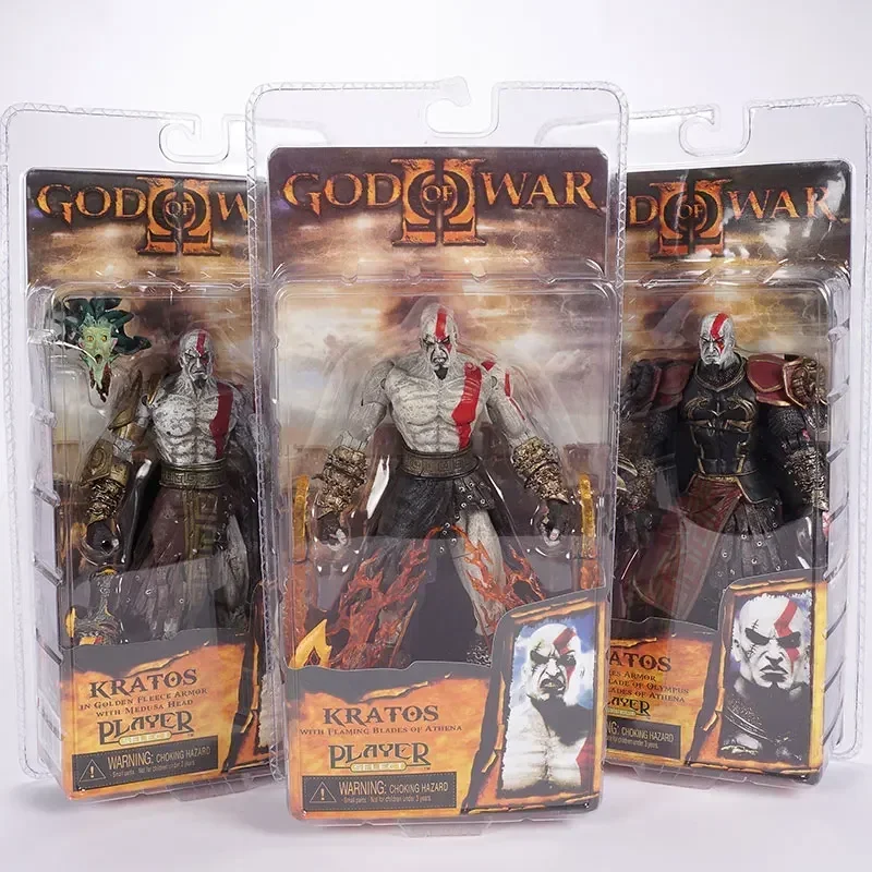 Classic Game NECA God of War 2 II Kratos In Ares Armor W Blades 7