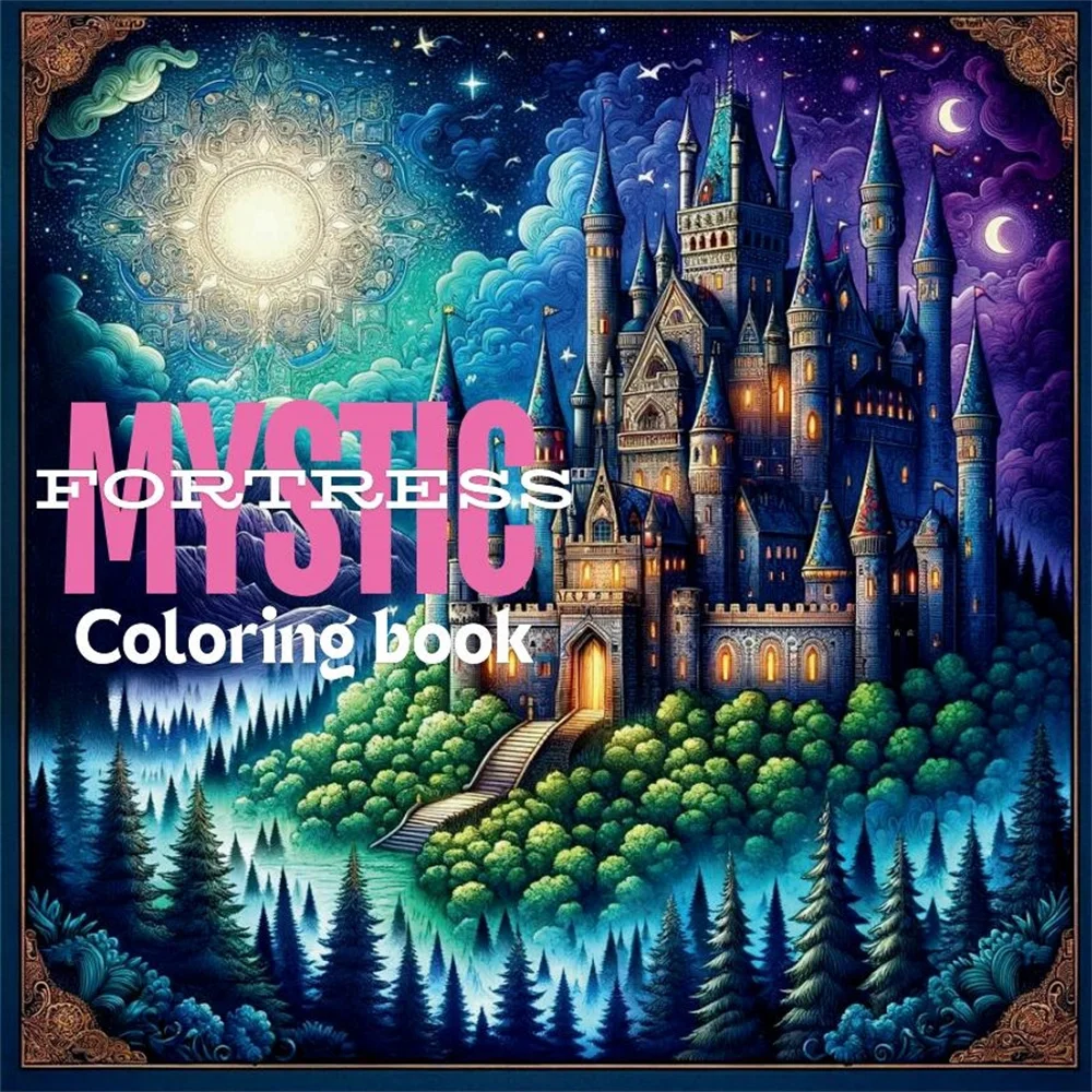 1pc Art Coloring Book Original Upgraded Paper 70g/sqm 22pcs Single Pages Coloring Books Gift For Holiday Birthday Party