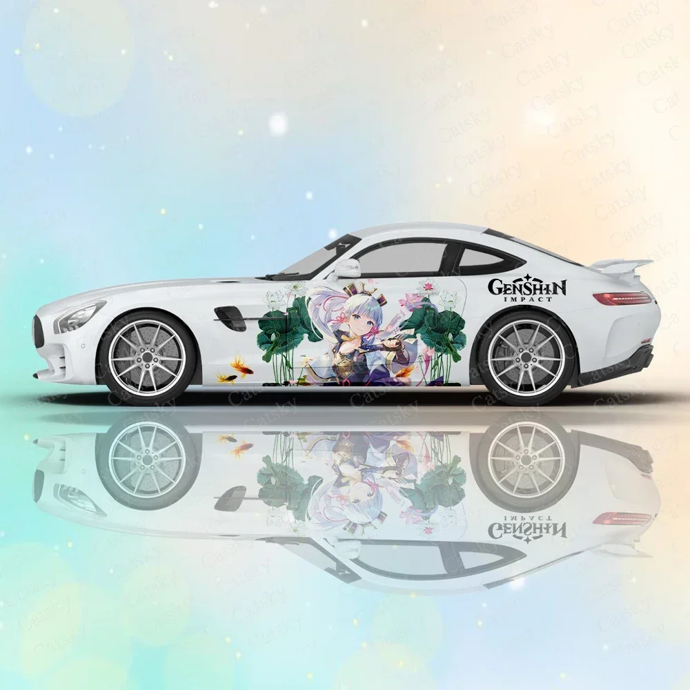 

Genshin Impact Anime Girl Car Vinyl Wraps Decal Self-adhesive PVC Sticker Suitable for Trucks SUV Decoration Auto Accessories