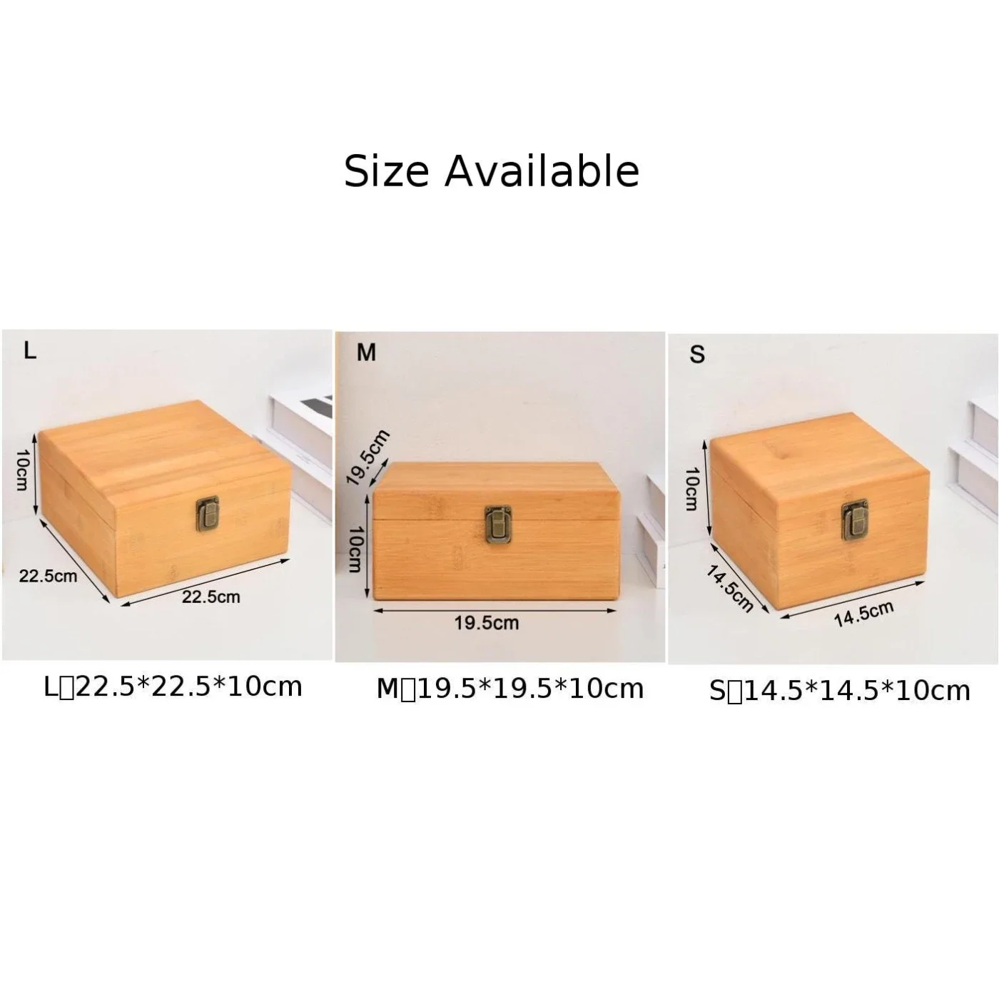 Wooden Storage Box Pine Rectangular Flip Solid Wood Gift Box Handmade Craft Case Organizer Container Case For Home Storage Decor