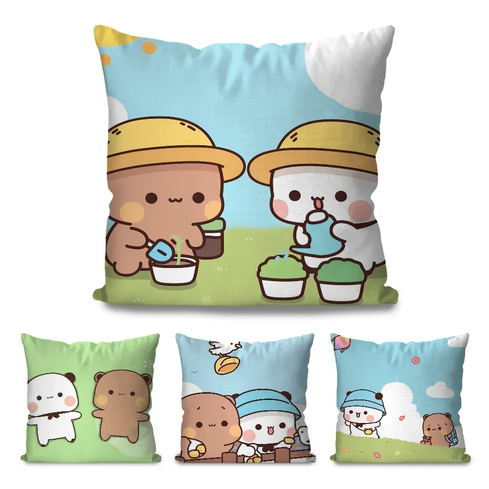 1pc Bubu And Dudu Pillow Case Home Sofa Throw Pillow Car Cushion Throw Pillow Cover