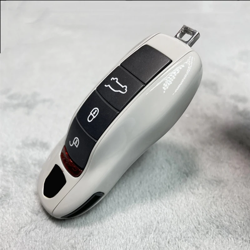 Car Key Case Cover Shell for Porsche 718 911 Panamera Cayenne Macan Boxster Cayman Remote Control Fob Replace Accessories