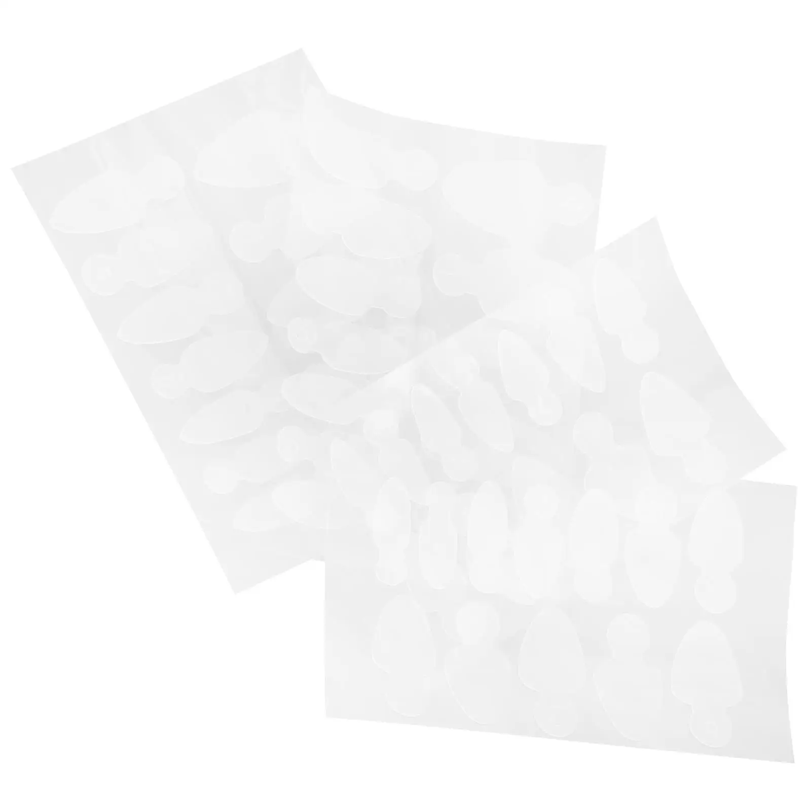 

4 Sheets Form Stickers French Tip Nail Form Sticker UV Pieces Nail Decals Manicure Forms DIY Sheets