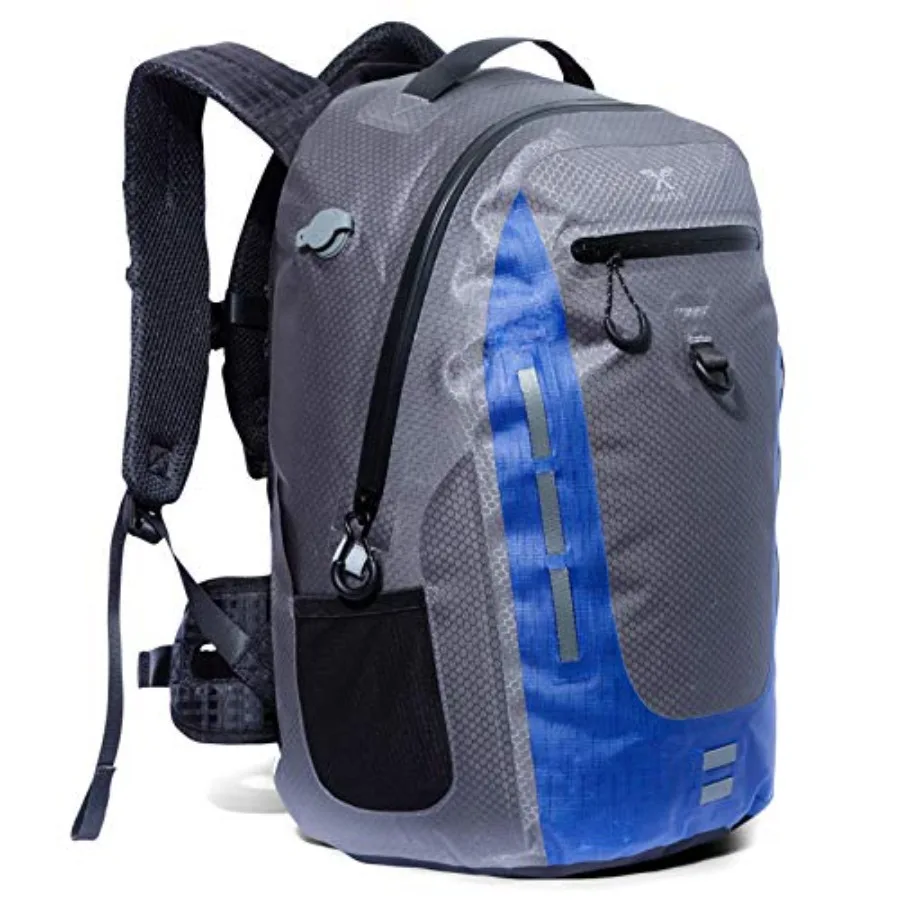

Submersipack Waterproof Backpack - Submersible Inflatable Floating TPU Coated Durable Nylon Dry Bag with Airtight Zipper for Ka