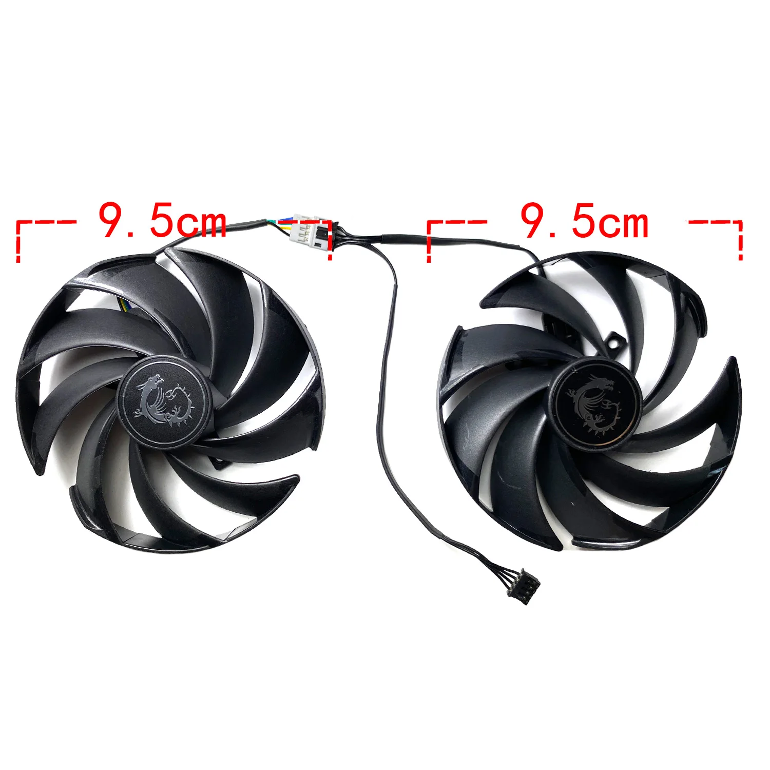 New For MSI GeForce RTX4060 4060ti GAMING Graphics Card Replacement Fan PLD10020B12H