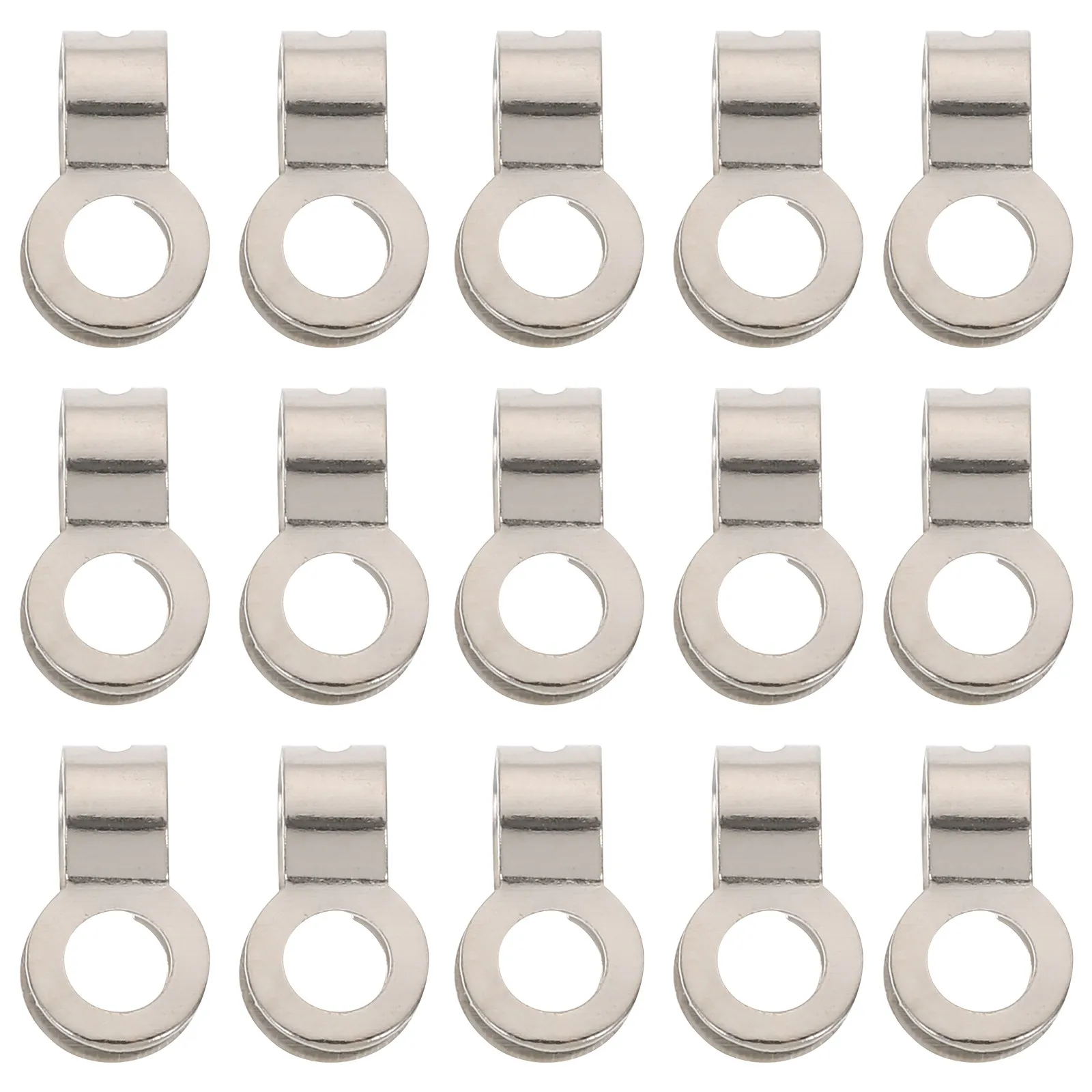 125Pcs Bead Chain Buckles High Quality Sturdy Connection Buckles Price Tag Fastener Hanging Tag Accessories DIY Use