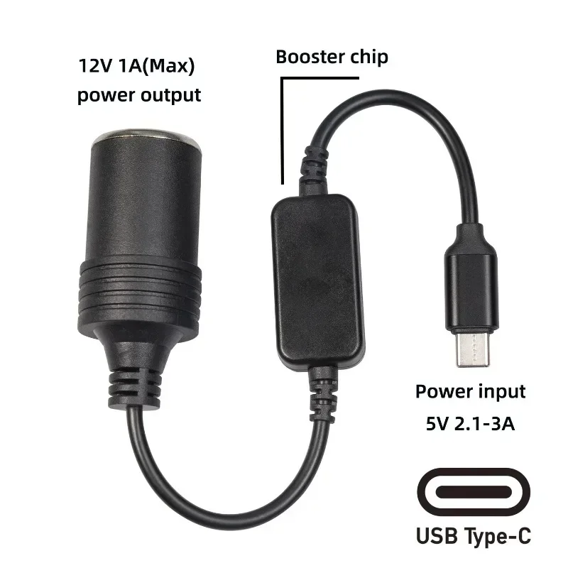 

Adapter Cord for Car Cigarette Lighters, 12V USB Type C to Car Cigarette Lighter Socket Female, Car Vacuum Cleaner