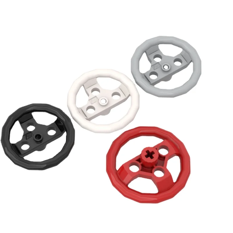 10PCS 2741 Large Steering Wheel Brick Parts Building Blocks Accessories Assemble Replaceble Changeover Particle DIY Kid Gift Toy