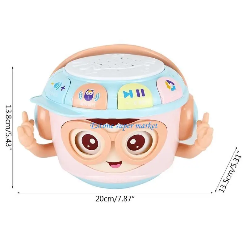 090B Kids Multifuction Poprawa inteligencji muzycznej Zabawka z bębnem bębnowym dla dziecka