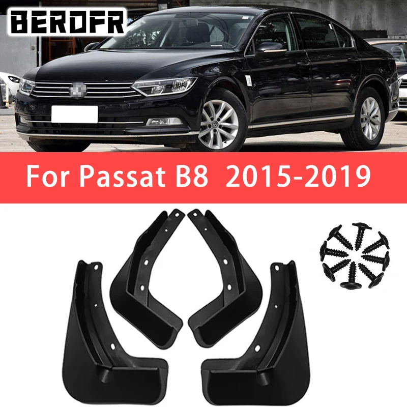 For VW Passat B8 B6 CC R-LINE 2006-2020 Mud Flaps Fender Flares Splash Guards Mudguards 4PCS Brand New