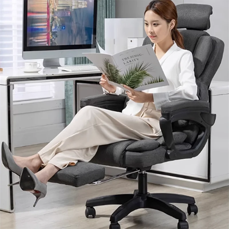 Folding Ergonomic Gaming Office Chairs Desk Recliner Mobile Swivel Chair Boss Comfortable Cadeira Gamer Office Furniture WKOC