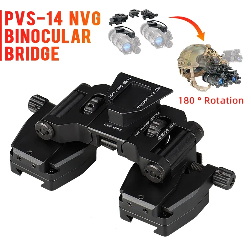 PVS14 Helmet Night Vision Scope Binocular Bridge K24-0231 Nvg Bracket Mount