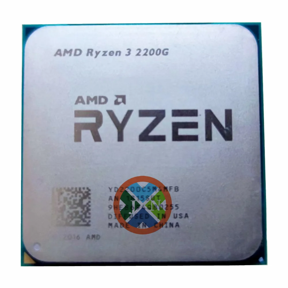 AMD Ryzen 3 2200G R3 2200G 3.5 GHz Quad-Core Quad-Thread CPU Processor YD2200C5M4MFB Socket AM4