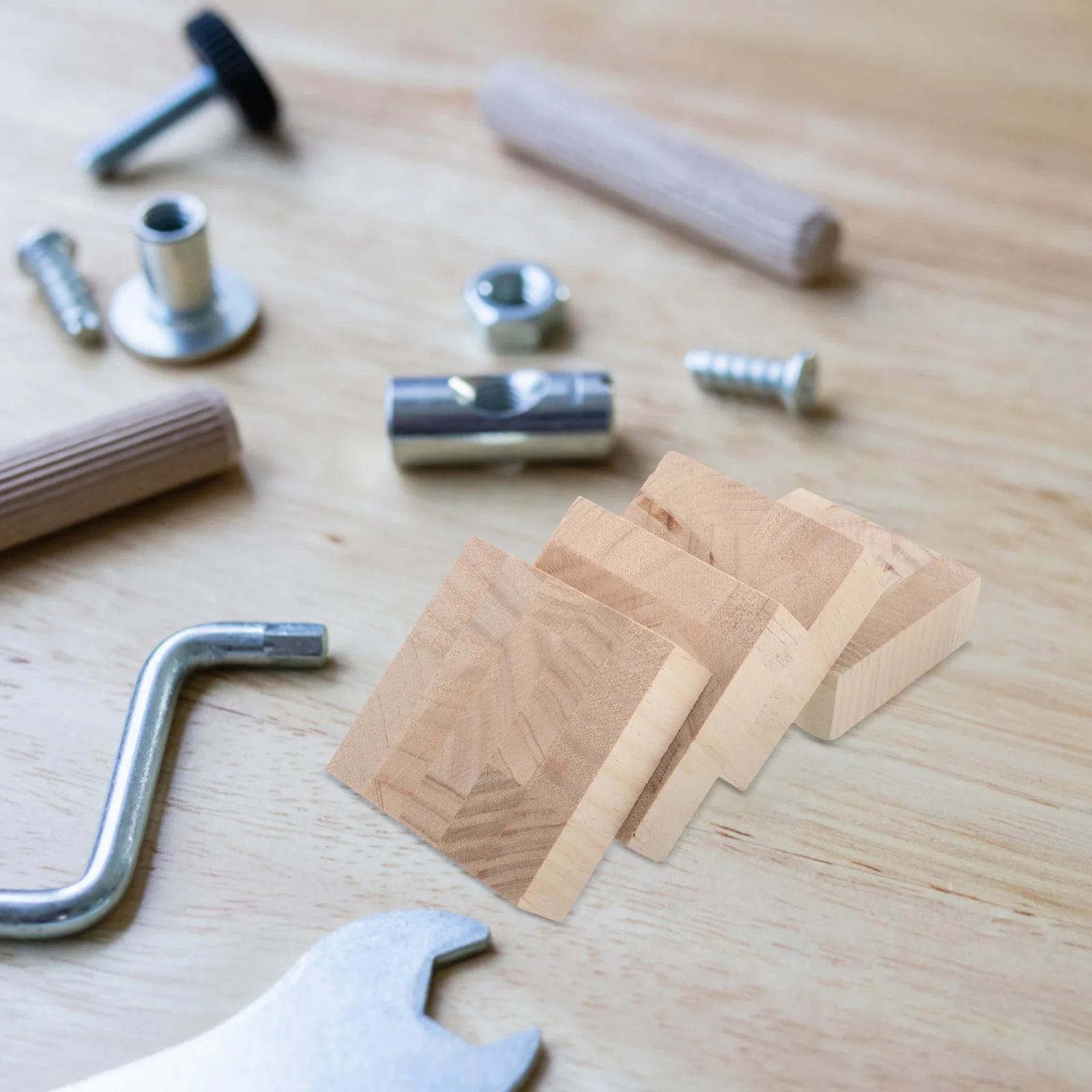 4 шт. деревянные подставки для мебели, квадратный стабильный стул, стол, кровать, повышающие подушечки, защитные накладки для ног мебели, защита для ног стула