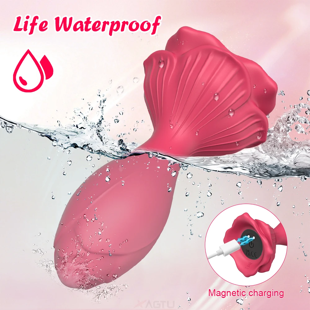 لعبة روز تطبيق بلوتوث هزاز المكونات الشرج للنساء والرجال ، المكونات بعقب ، مدلك البروستاتا الذكور ، الاستمناء ، السلع الكبار ، ألعاب الجنس