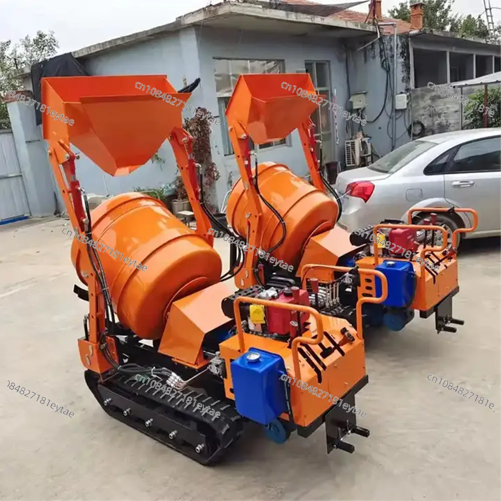 Concrete Cement Mortar Mixer Crawler Automatic Concrete Mixer