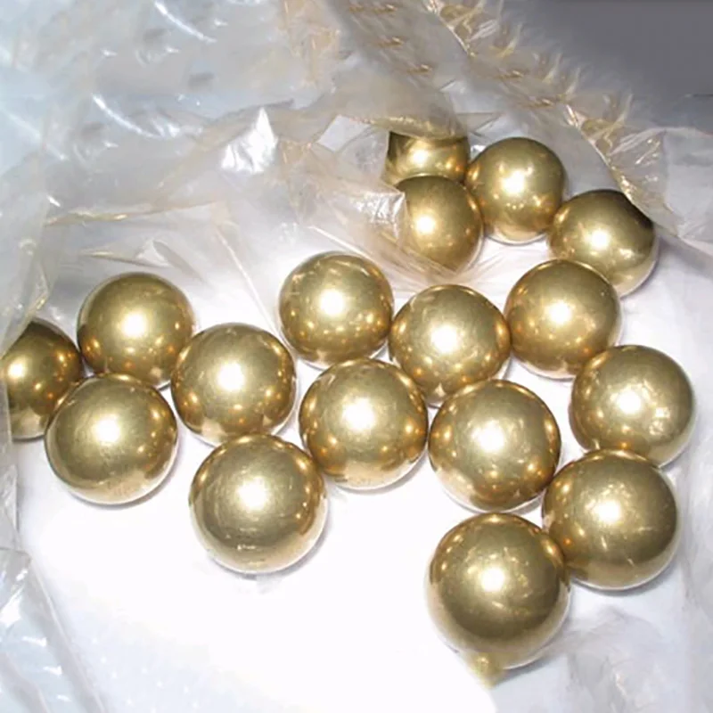 1-200pcs 0.9-45mm Solid Brass Ball Bead Anti-corrosion Ultra High Precision H62 Pure Copper Ball 1 2 6 8 10 16 20 25.4 30 40mm