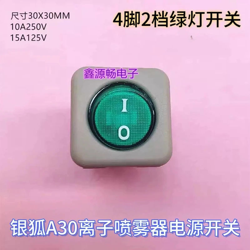 Silver Fox A30 Ion Sprayer Power Switch Thermal Sprayer/Face Steamer/Beauty Salon Sprayer/Grey Green Light
