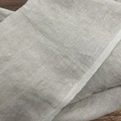 Linen Fabric Washed Antique Finish High Density Vintage Robe Pants Cloth