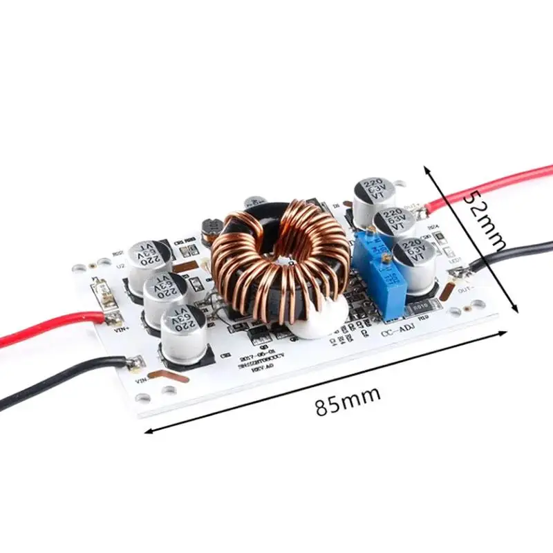 Convertitore boost DC-DC da 250 W/600 W Alimentatore mobile a corrente costante 10A 250 W 600 W Modulo step up driver LED