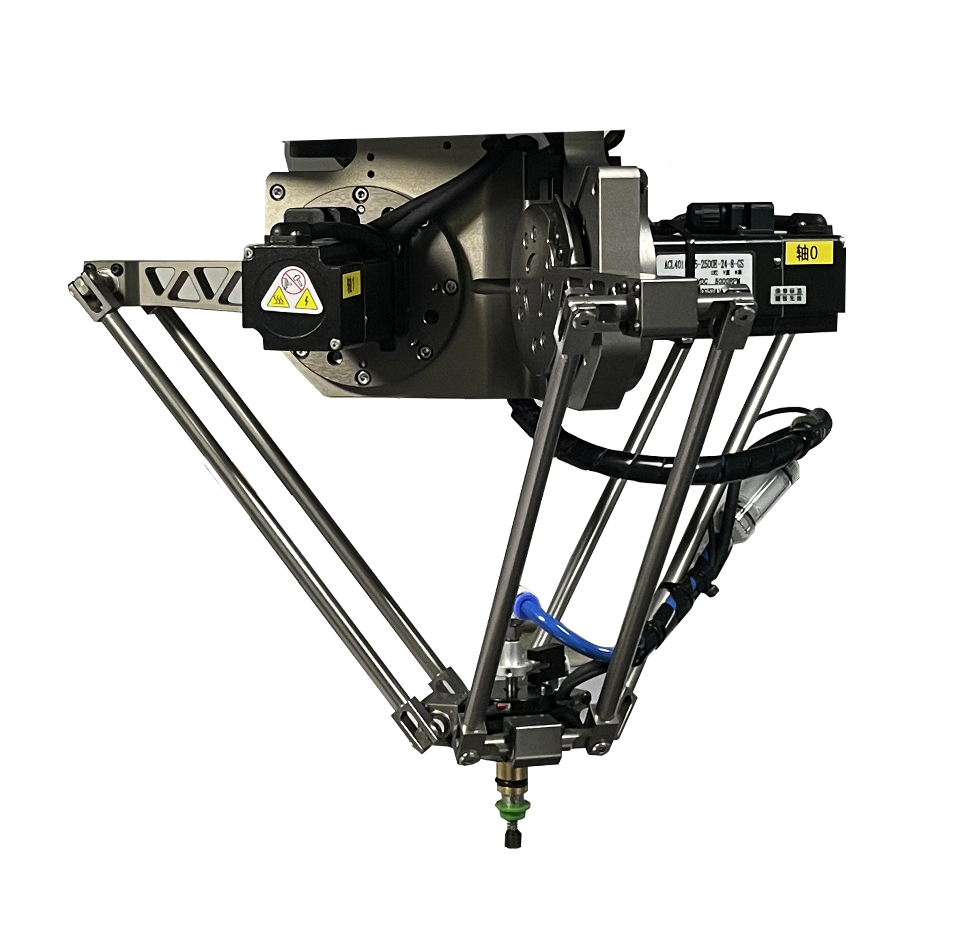 Intelligent Precision Lightweight Industrial Mini Delt a Rob ot Pick and Place Arm for PCB Mounting and Micro Screw Assembly