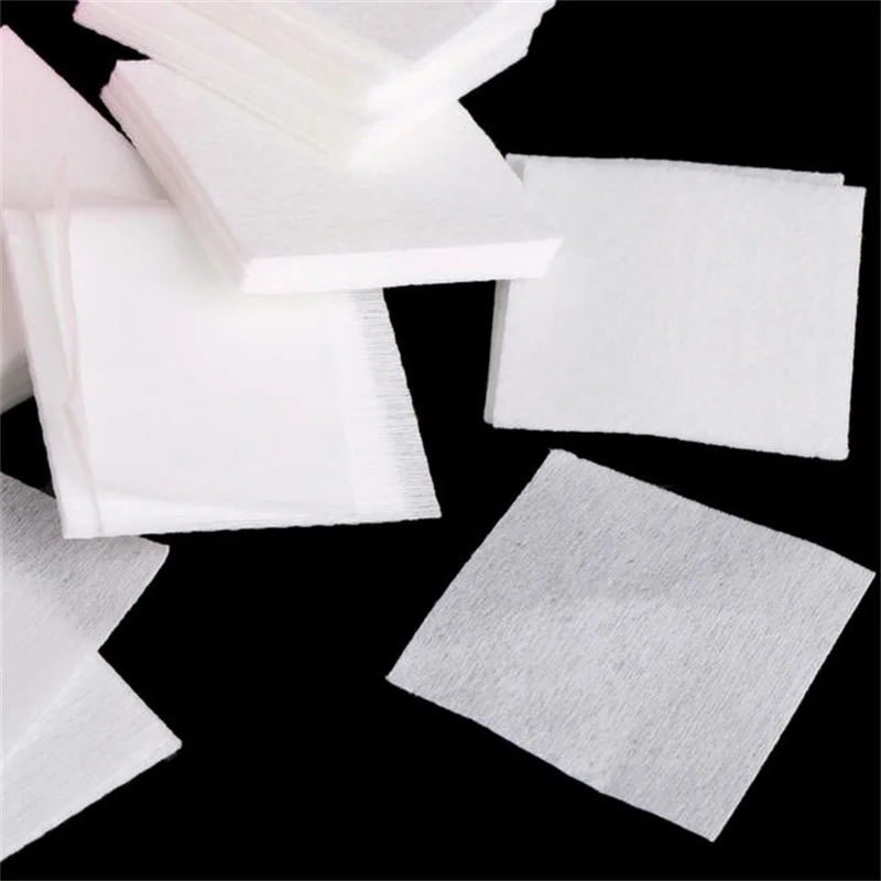 Professional Nail Wiping Cotton Pad - Lint-Free Cosmetic Cleaning Gel Polish Remover for Nail Art 1/2/3/5/10 Box Options view 6