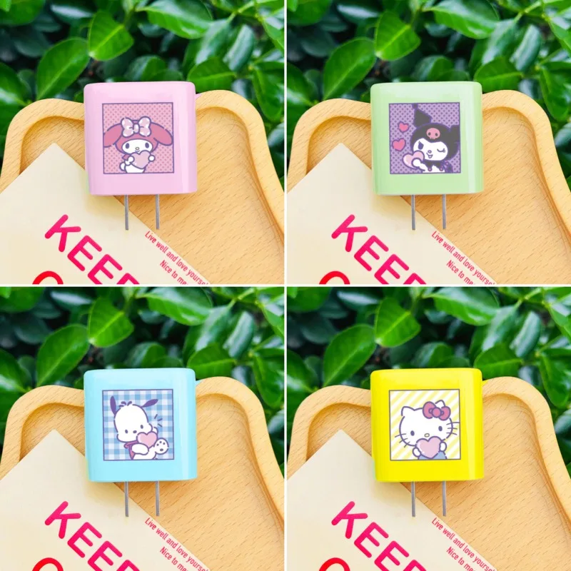 

Sanrio Hello Kitty Charger Protector Cable for IPhone 18/20w Charger Protective Case Data Cable Head Bite Protector Shell Gifts