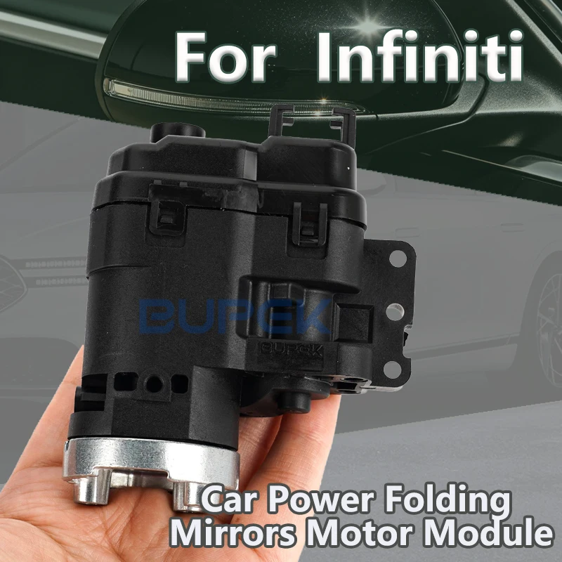 BUPEK For Infiniti QX56 Z62 MK3 2011-2017 Car Side Mirror Fold Motor high torque electric adjustment lossless installation