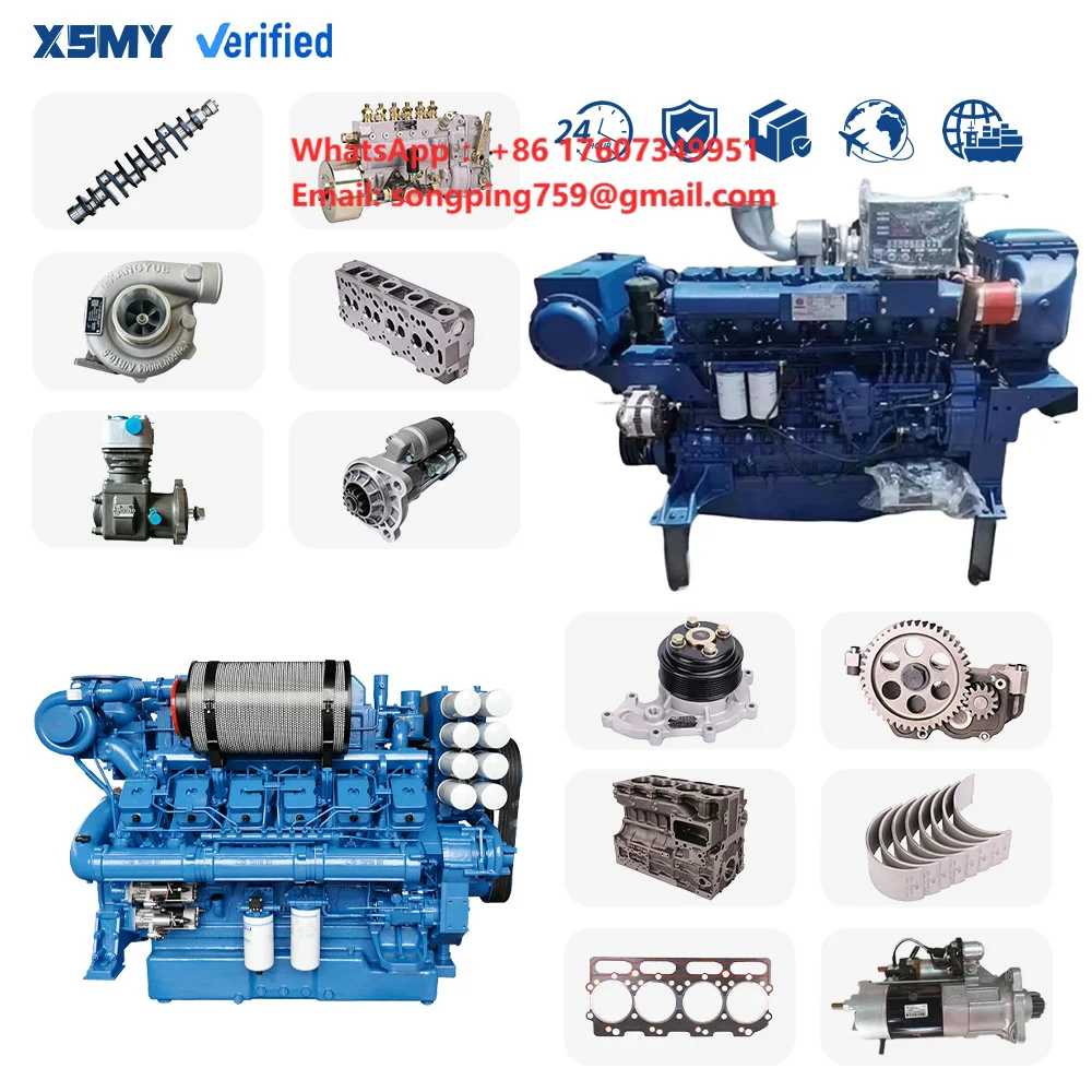 New and Used Weichai Diesel Engine Weichai Truck WP12 WP10 Engine WP13 WP4  Weichai 618 Howo Truck Engine