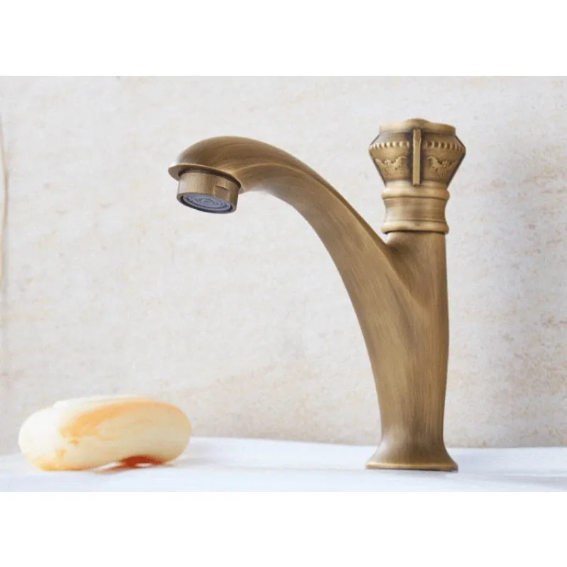 Antique Style Single Cold Water Faucet, All Copper, for Mop Pool, Outdoor Balcony Laundry Basin, Household Single Hole.