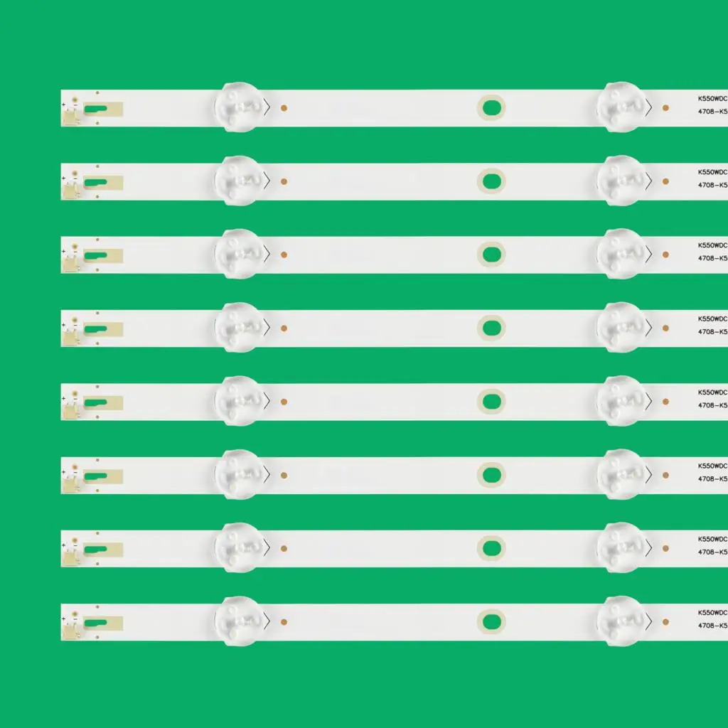 Bande de rétroéclairage LED pour 55PUF6052, 55PUF6263, T3, U55S870VKE, T55K05, 55Uexecute TS, 55PUF6022, 55PUT6002, Kcape WDC1, A1, K550WD-A2 Kcape WDC2