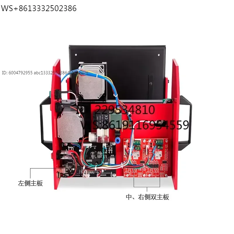 Portable Touch Screen Controller Nameplate Metal Marking Machine 80x20mm Built In Computer