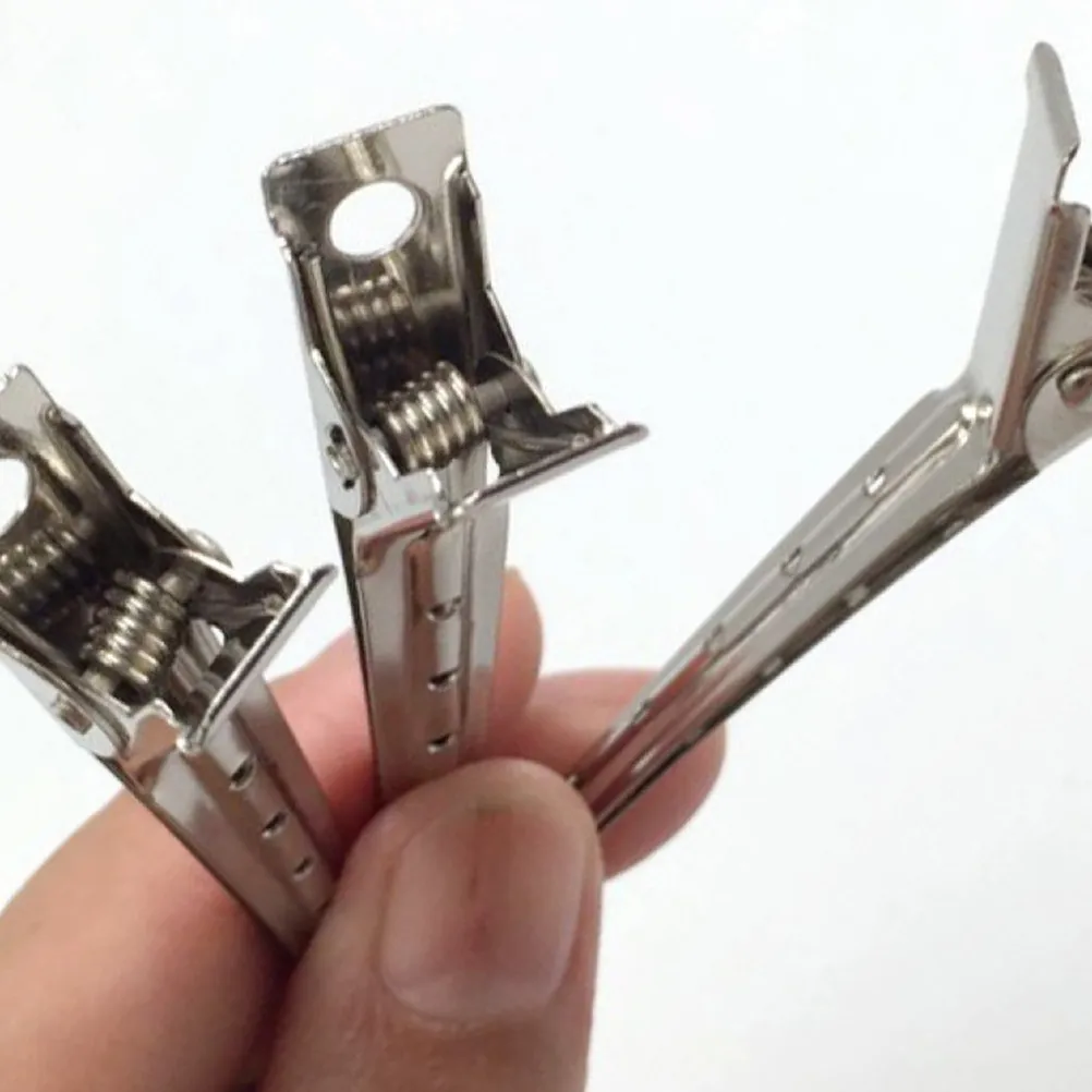 20Pcs Stainless Steel Hair Clip Set Durable Duckbill Clips Simple Bobby Pins for Women Travel Hair Accessories