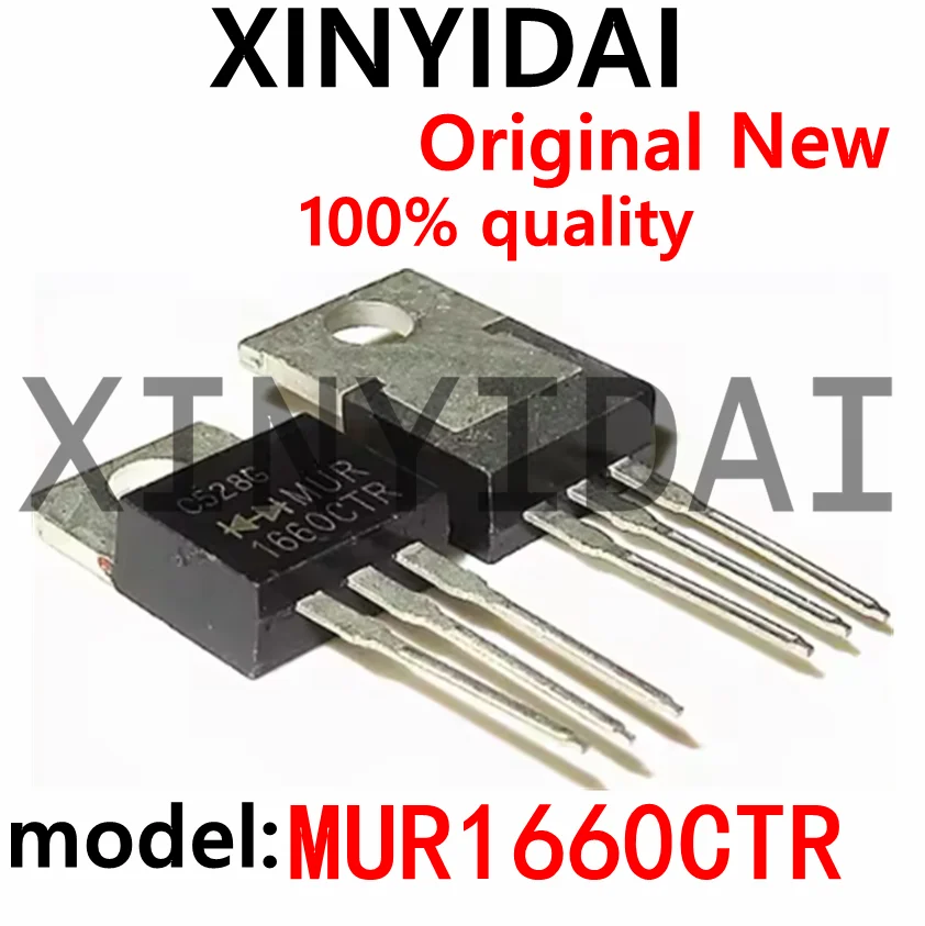 

10PCS NEW MUR1660CT Co Negative MUR1660CTR Co Positive 16A 600V Fast Recovery Diode Original Stock