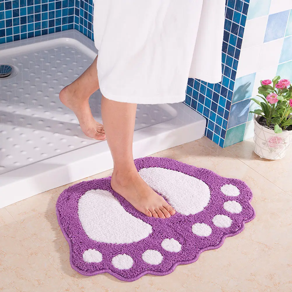 

Premium Polyester Floor Mat with Non-Slip Backing Long Decorative Bathmat for Kitchen Bathroom Hallway Comfortable Door Mat