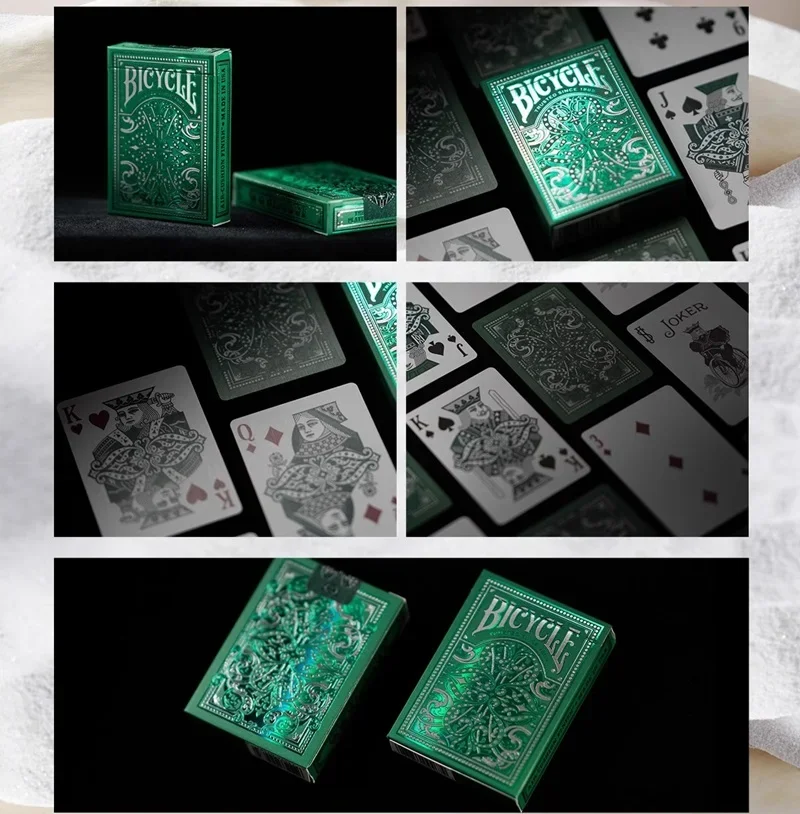 Baraja de cartas de Jacquard para bicicleta, juegos de cartas de tamaño de póker, trucos de magia