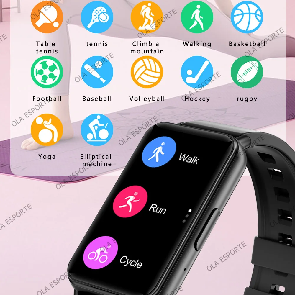 Men Women Healthy Smart Wristband AMOLED Bluetooth Call Voice Assistant Fitness Clock 100+Sports Modes Smart Bracelet Waterproof