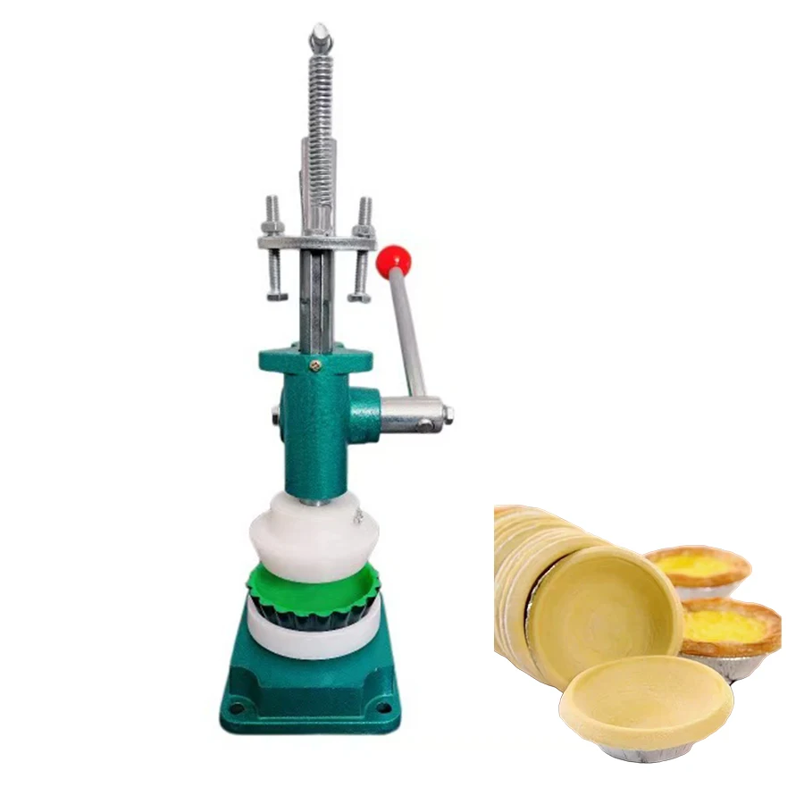 New Mini Egg Tart Maker-Manual Tartlet Machine High Productivity Lightweight Iron Construction